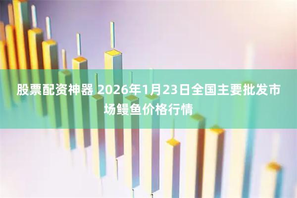 股票配资神器 2026年1月23日全国主要批发市场鳗鱼价格行情